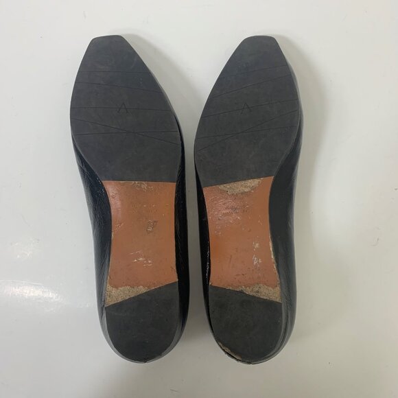 Aquatalia Monica Naplak Flats in Black Patent Leather Size 9 - Picture 7 of 8